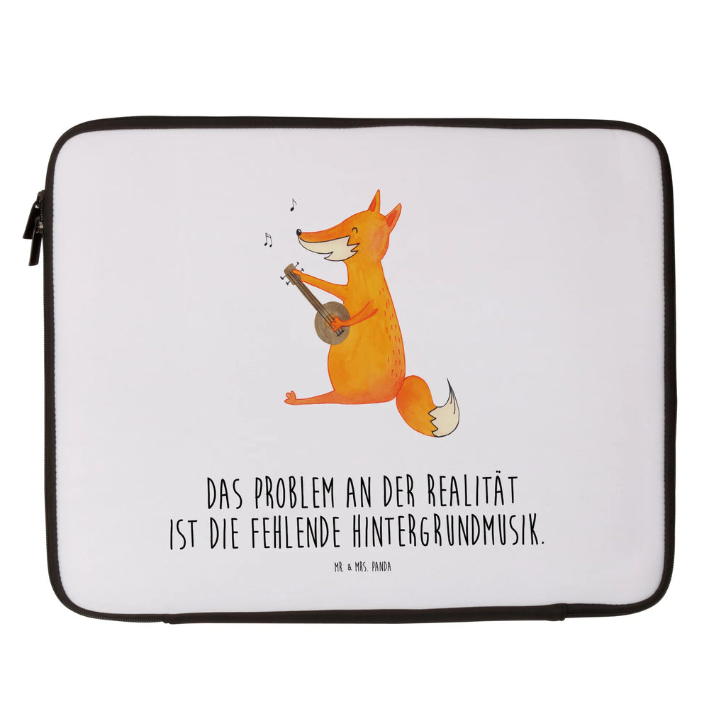 Notebook Tasche Fuchs Gitarre Notebook Tasche, Laptop, Computertasche, Tasche, Notebook-Tasche, Notebook-Reisehülle, Notebook Schutz, Fuchs, Füchse, Geschenk Musiker, Musik Spruch, Musikerin, Sänger, Sängerin, Gitarre