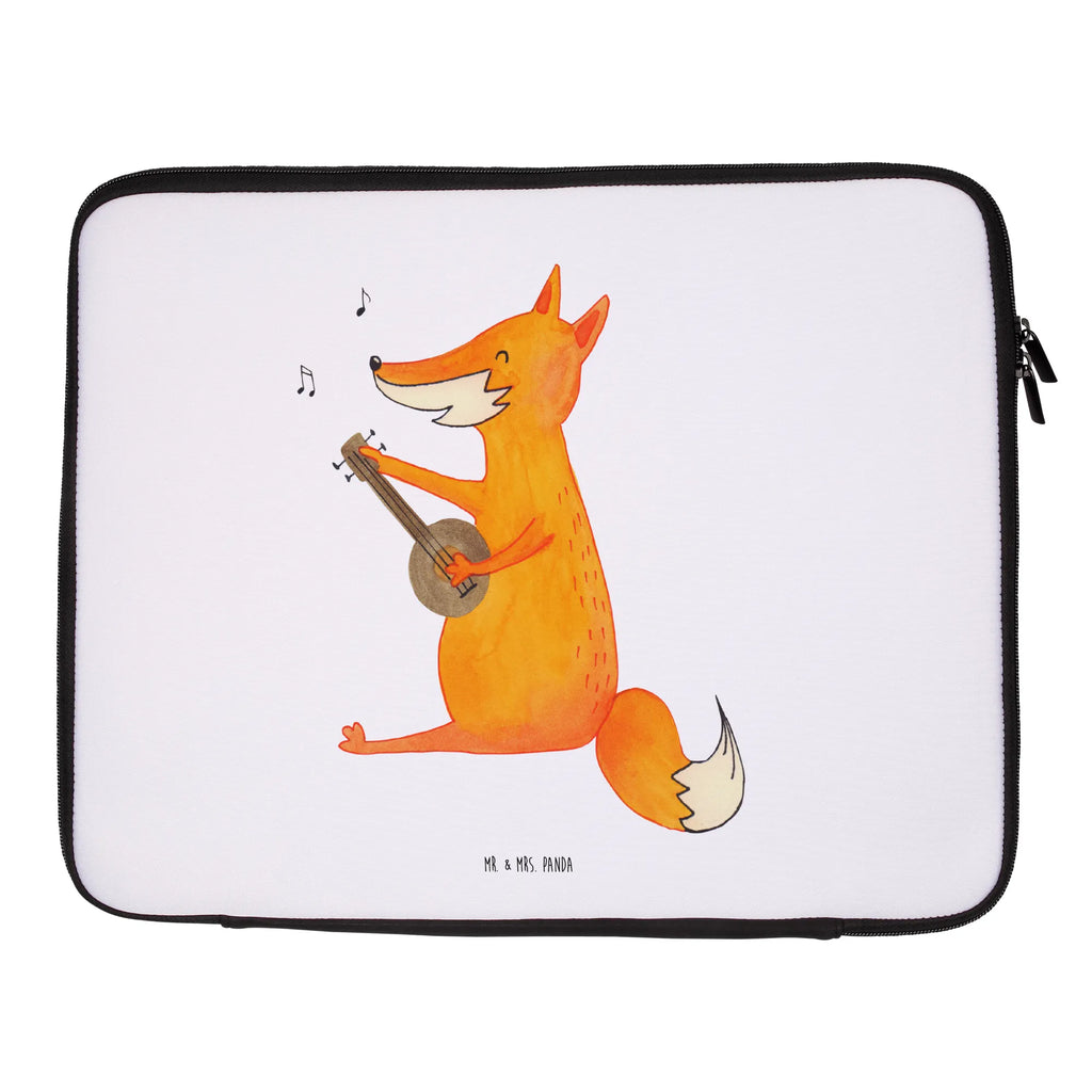 Notebook Tasche Fuchs Gitarre Notebook Tasche, Laptop, Computertasche, Tasche, Notebook-Tasche, Notebook-Reisehülle, Notebook Schutz, Fuchs, Füchse, Geschenk Musiker, Musik Spruch, Musikerin, Sänger, Sängerin, Gitarre