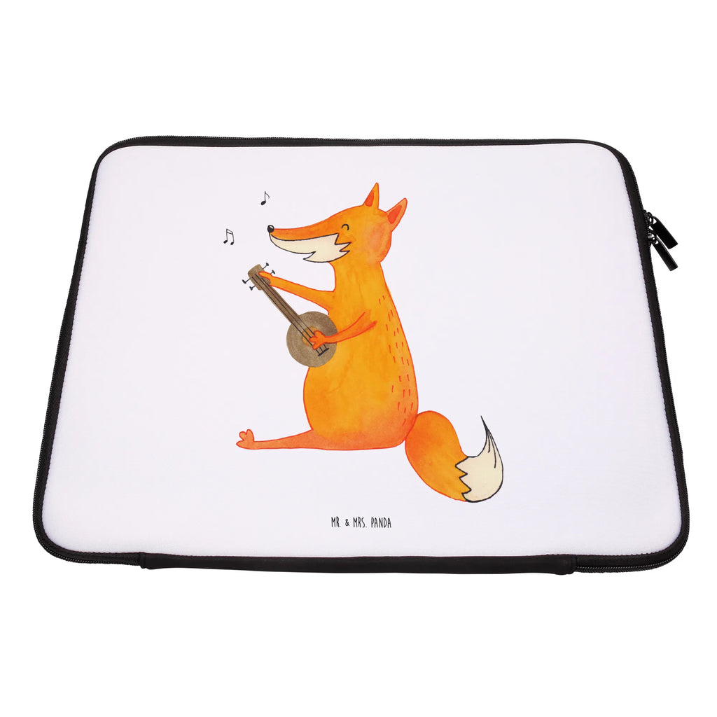 Notebook Tasche Fuchs Gitarre Notebook Tasche, Laptop, Computertasche, Tasche, Notebook-Tasche, Notebook-Reisehülle, Notebook Schutz, Fuchs, Füchse, Geschenk Musiker, Musik Spruch, Musikerin, Sänger, Sängerin, Gitarre