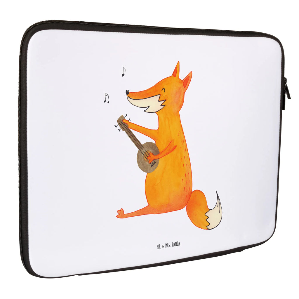 Notebook Tasche Fuchs Gitarre Notebook Tasche, Laptop, Computertasche, Tasche, Notebook-Tasche, Notebook-Reisehülle, Notebook Schutz, Fuchs, Füchse, Geschenk Musiker, Musik Spruch, Musikerin, Sänger, Sängerin, Gitarre