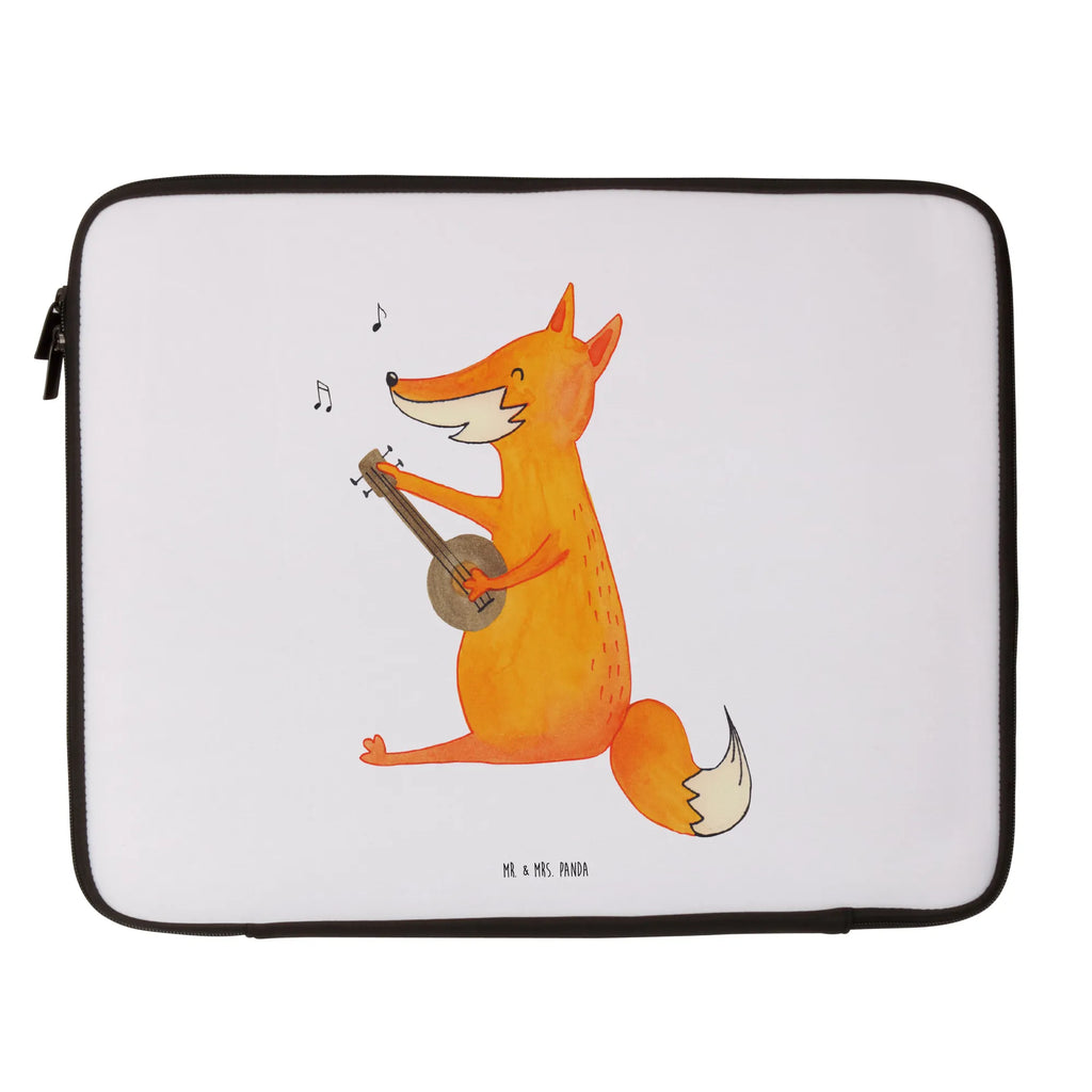 Notebook Tasche Fuchs Gitarre Notebook Tasche, Laptop, Computertasche, Tasche, Notebook-Tasche, Notebook-Reisehülle, Notebook Schutz, Fuchs, Füchse, Geschenk Musiker, Musik Spruch, Musikerin, Sänger, Sängerin, Gitarre