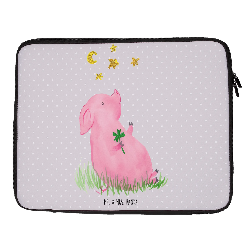 Notebook Tasche Schwein Glück Notebook Tasche, Laptop, Computertasche, Tasche, Notebook-Tasche, Notebook-Reisehülle, Notebook Schutz, Tiermotive, Gute Laune, lustige Sprüche, Tiere, Glücksschwein. Glück, Schwein, Schweinchen, Sterne, Sernchen, Ziele, Träume, Motivation, Glücksbringer