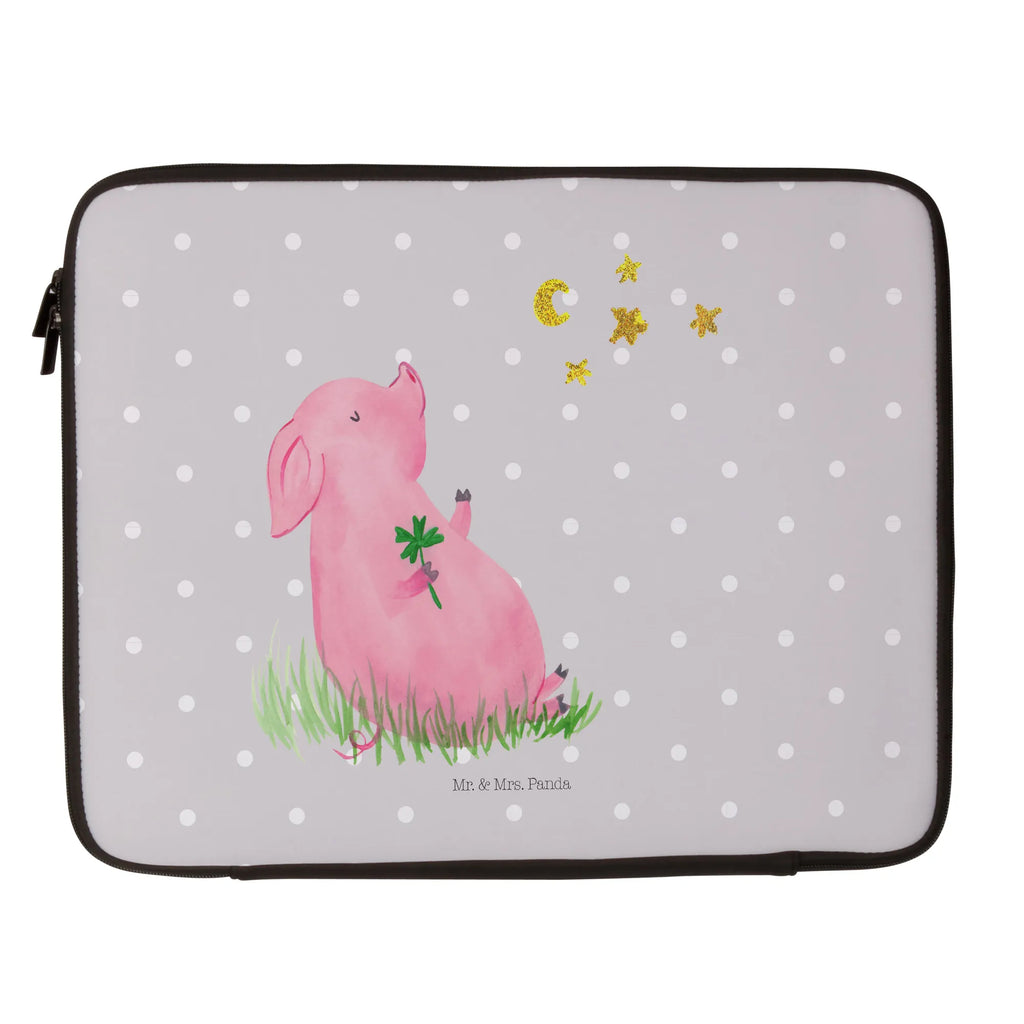 Notebook Tasche Schwein Glück Notebook Tasche, Laptop, Computertasche, Tasche, Notebook-Tasche, Notebook-Reisehülle, Notebook Schutz, Tiermotive, Gute Laune, lustige Sprüche, Tiere, Glücksschwein. Glück, Schwein, Schweinchen, Sterne, Sernchen, Ziele, Träume, Motivation, Glücksbringer