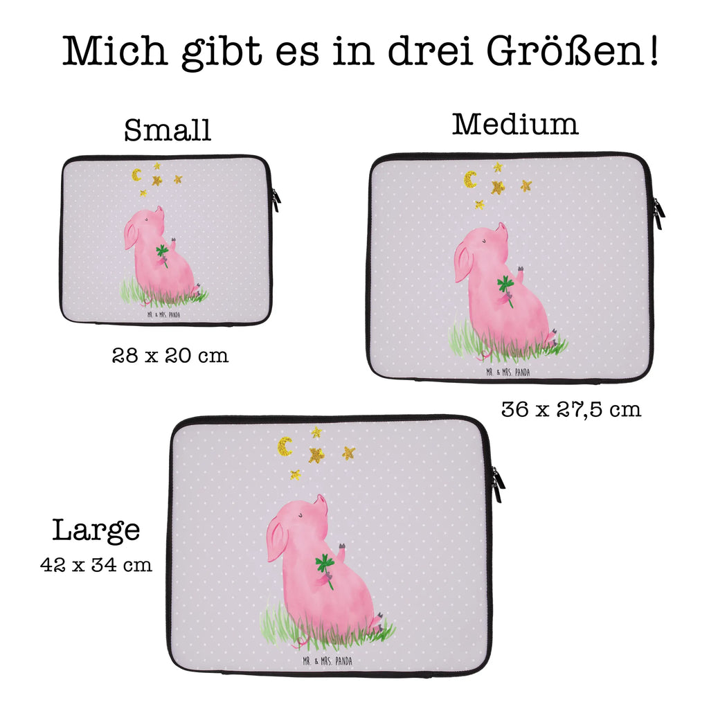 Notebook Tasche Schwein Glück Notebook Tasche, Laptop, Computertasche, Tasche, Notebook-Tasche, Notebook-Reisehülle, Notebook Schutz, Tiermotive, Gute Laune, lustige Sprüche, Tiere, Glücksschwein. Glück, Schwein, Schweinchen, Sterne, Sernchen, Ziele, Träume, Motivation, Glücksbringer