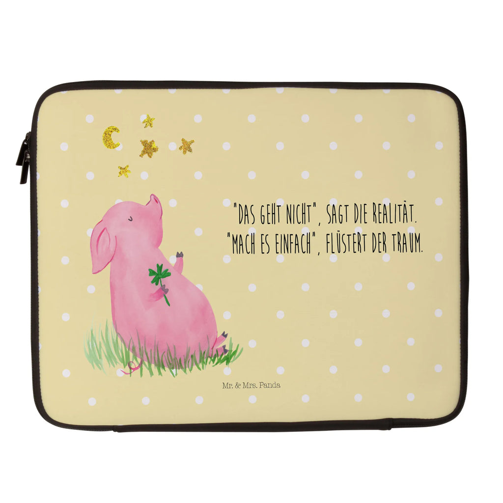 Notebook Tasche Schwein Glück Notebook Tasche, Laptop, Computertasche, Tasche, Notebook-Tasche, Notebook-Reisehülle, Notebook Schutz, Tiermotive, Gute Laune, lustige Sprüche, Tiere, Glücksschwein. Glück, Schwein, Schweinchen, Sterne, Sernchen, Ziele, Träume, Motivation, Glücksbringer