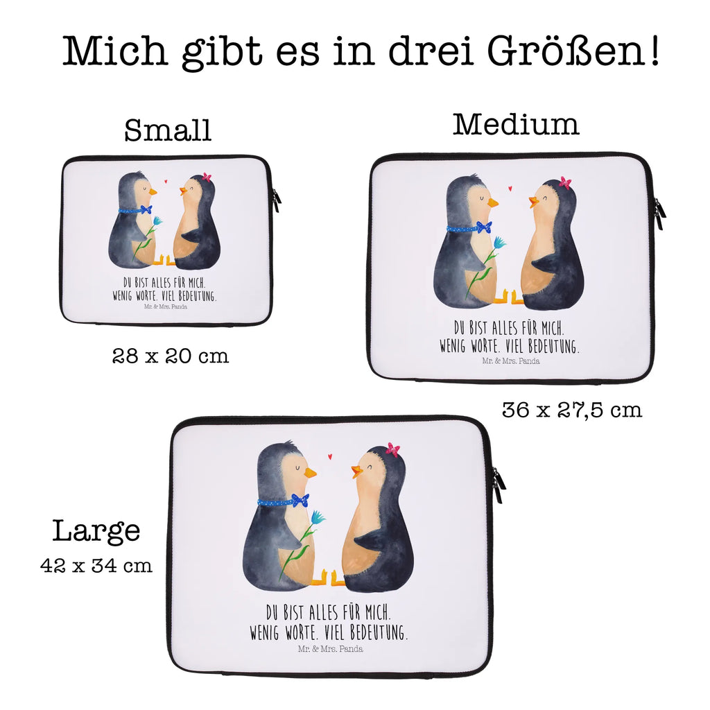 Notebook Tasche Pinguin Pärchen Notebook Tasche, Laptop, Computertasche, Tasche, Notebook-Tasche, Notebook-Reisehülle, Notebook Schutz, Pinguin, Pinguine, Liebe, Liebespaar, Liebesbeweis, Liebesgeschenk, Verlobung, Jahrestag, Hochzeitstag, Hochzeit, Hochzeitsgeschenk, große Liebe, Traumpaar