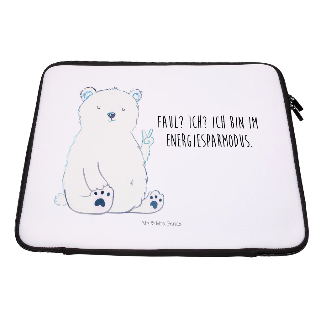 Notebook Tasche Eisbär Faul Notebook Tasche, Laptop, Computertasche, Tasche, Notebook-Tasche, Notebook-Reisehülle, Notebook Schutz, Bär, Teddy, Teddybär, Eisbär, Nordpol, Faul, Entspannen, Relaxen, Büro, Arbeit, Bürojob, Arbeitsplatz, Homeoffice