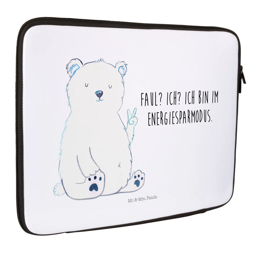 Notebook Tasche Eisbär Faul Notebook Tasche, Laptop, Computertasche, Tasche, Notebook-Tasche, Notebook-Reisehülle, Notebook Schutz, Bär, Teddy, Teddybär, Eisbär, Nordpol, Faul, Entspannen, Relaxen, Büro, Arbeit, Bürojob, Arbeitsplatz, Homeoffice