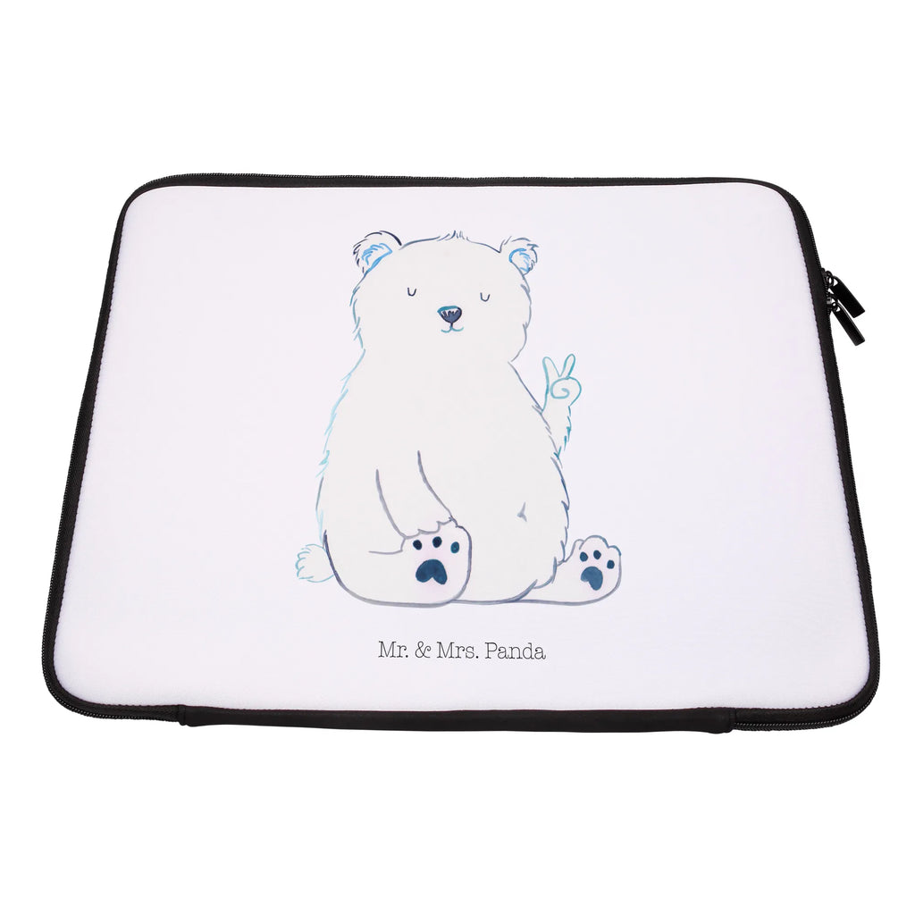 Notebook Tasche Eisbär Faul Notebook Tasche, Laptop, Computertasche, Tasche, Notebook-Tasche, Notebook-Reisehülle, Notebook Schutz, Bär, Teddy, Teddybär, Eisbär, Nordpol, Faul, Entspannen, Relaxen, Büro, Arbeit, Bürojob, Arbeitsplatz, Homeoffice