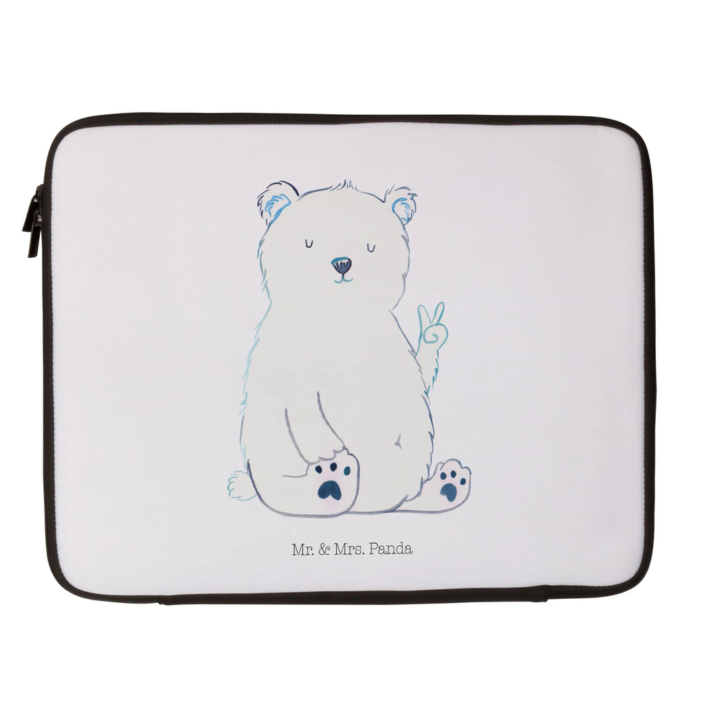 Notebook Tasche Eisbär Faul Notebook Tasche, Laptop, Computertasche, Tasche, Notebook-Tasche, Notebook-Reisehülle, Notebook Schutz, Bär, Teddy, Teddybär, Eisbär, Nordpol, Faul, Entspannen, Relaxen, Büro, Arbeit, Bürojob, Arbeitsplatz, Homeoffice