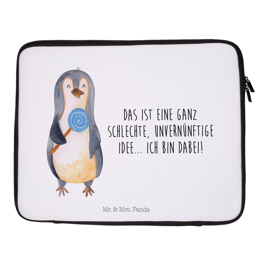 Notebook Tasche Pinguin Lolli Notebook Tasche, Laptop, Computertasche, Tasche, Notebook-Tasche, Notebook-Reisehülle, Notebook Schutz, Pinguin, Pinguine, Lolli, Süßigkeiten, Blödsinn, Spruch, Rebell, Gauner, Ganove, Rabauke