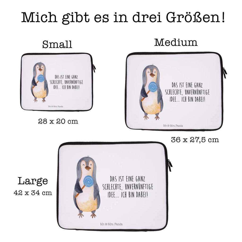 Notebook Tasche Pinguin Lolli Notebook Tasche, Laptop, Computertasche, Tasche, Notebook-Tasche, Notebook-Reisehülle, Notebook Schutz, Pinguin, Pinguine, Lolli, Süßigkeiten, Blödsinn, Spruch, Rebell, Gauner, Ganove, Rabauke