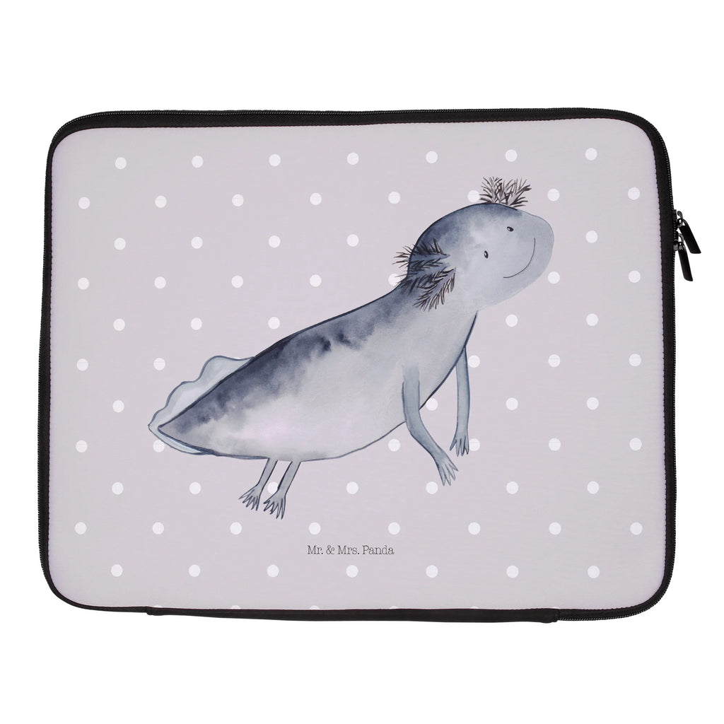 Notebook Tasche Axolotl Schwimmen Notebook Tasche, Laptop, Computertasche, Tasche, Notebook-Tasche, Notebook-Reisehülle, Notebook Schutz, Axolotl, Molch, Axolot, Schwanzlurch, Lurch, Lurche, Problem, Probleme, Lösungen, Motivation