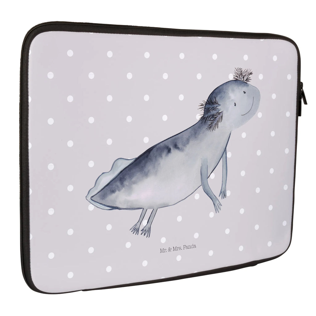 Notebook Tasche Axolotl Schwimmen Notebook Tasche, Laptop, Computertasche, Tasche, Notebook-Tasche, Notebook-Reisehülle, Notebook Schutz, Axolotl, Molch, Axolot, Schwanzlurch, Lurch, Lurche, Problem, Probleme, Lösungen, Motivation