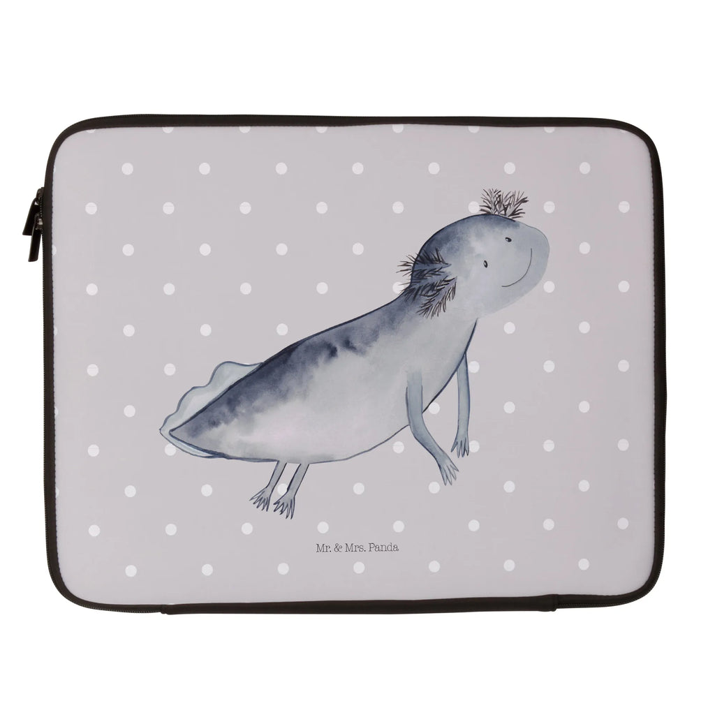 Notebook Tasche Axolotl Schwimmen Notebook Tasche, Laptop, Computertasche, Tasche, Notebook-Tasche, Notebook-Reisehülle, Notebook Schutz, Axolotl, Molch, Axolot, Schwanzlurch, Lurch, Lurche, Problem, Probleme, Lösungen, Motivation