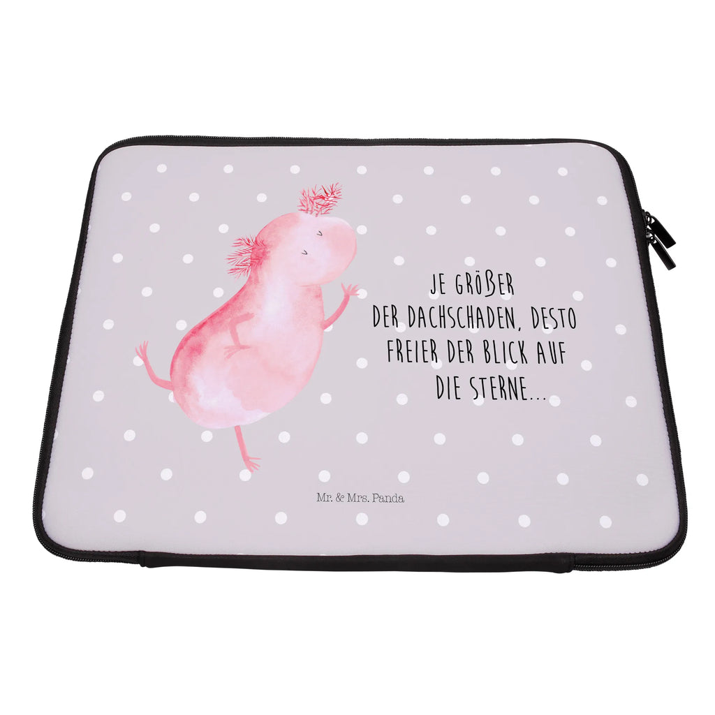 Notebook Tasche Axolotl Tanzen Notebook Tasche, Laptop, Computertasche, Tasche, Notebook-Tasche, Notebook-Reisehülle, Notebook Schutz, Axolotl, Molch, Axolot, Schwanzlurch, Lurch, Lurche, Dachschaden, Sterne, verrückt, Freundin, beste Freundin