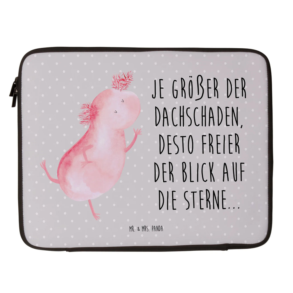 Notebook Tasche Axolotl Tanzen Notebook Tasche, Laptop, Computertasche, Tasche, Notebook-Tasche, Notebook-Reisehülle, Notebook Schutz, Axolotl, Molch, Axolot, Schwanzlurch, Lurch, Lurche, Dachschaden, Sterne, verrückt, Freundin, beste Freundin