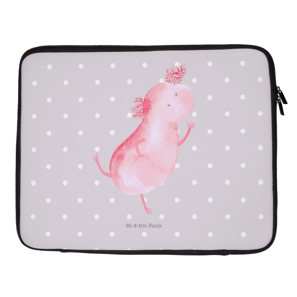 Notebook Tasche Axolotl Tanzen Notebook Tasche, Laptop, Computertasche, Tasche, Notebook-Tasche, Notebook-Reisehülle, Notebook Schutz, Axolotl, Molch, Axolot, Schwanzlurch, Lurch, Lurche, Dachschaden, Sterne, verrückt, Freundin, beste Freundin