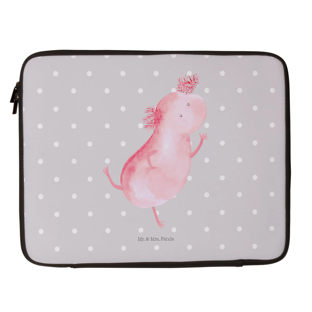 Notebook Tasche Axolotl Tanzen Notebook Tasche, Laptop, Computertasche, Tasche, Notebook-Tasche, Notebook-Reisehülle, Notebook Schutz, Axolotl, Molch, Axolot, Schwanzlurch, Lurch, Lurche, Dachschaden, Sterne, verrückt, Freundin, beste Freundin