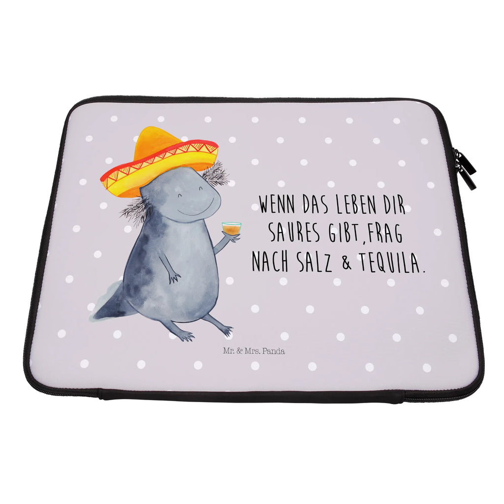 Notebook Tasche Axolotl Tequila Notebook Tasche, Laptop, Computertasche, Tasche, Notebook-Tasche, Notebook-Reisehülle, Notebook Schutz, Axolotl, Molch, Mexico, Mexiko, Sombrero, Zitrone, Tequila, Motivation, Spruch, Schwanzlurch, Lurch, Lurche, Axolot, Feuerdrache, Feuersalamander