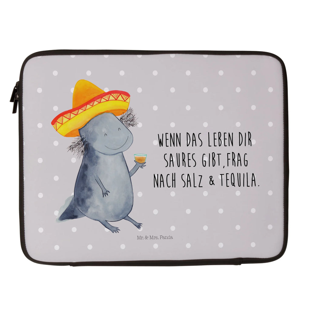 Notebook Tasche Axolotl Tequila Notebook Tasche, Laptop, Computertasche, Tasche, Notebook-Tasche, Notebook-Reisehülle, Notebook Schutz, Axolotl, Molch, Mexico, Mexiko, Sombrero, Zitrone, Tequila, Motivation, Spruch, Schwanzlurch, Lurch, Lurche, Axolot, Feuerdrache, Feuersalamander