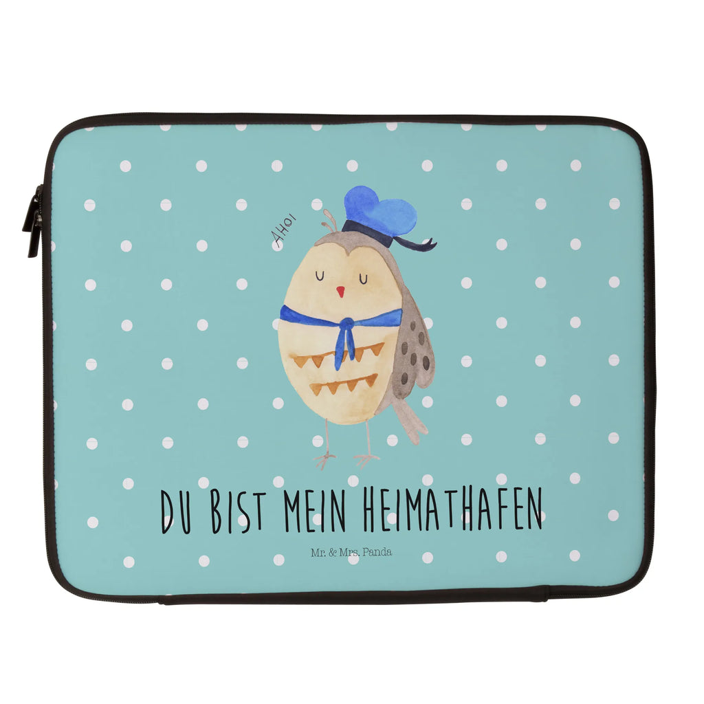 Notebook Tasche Eule Matrose Notebook Tasche, Laptop, Computertasche, Tasche, Notebook-Tasche, Notebook-Reisehülle, Notebook Schutz, Eule, Eule Spruch, Eule Deko, Owl, Wortspiel lustig, Matrose, Freundin, Ehe, Seefahrer, Heimathafen, Hochzeitstag Geschenk