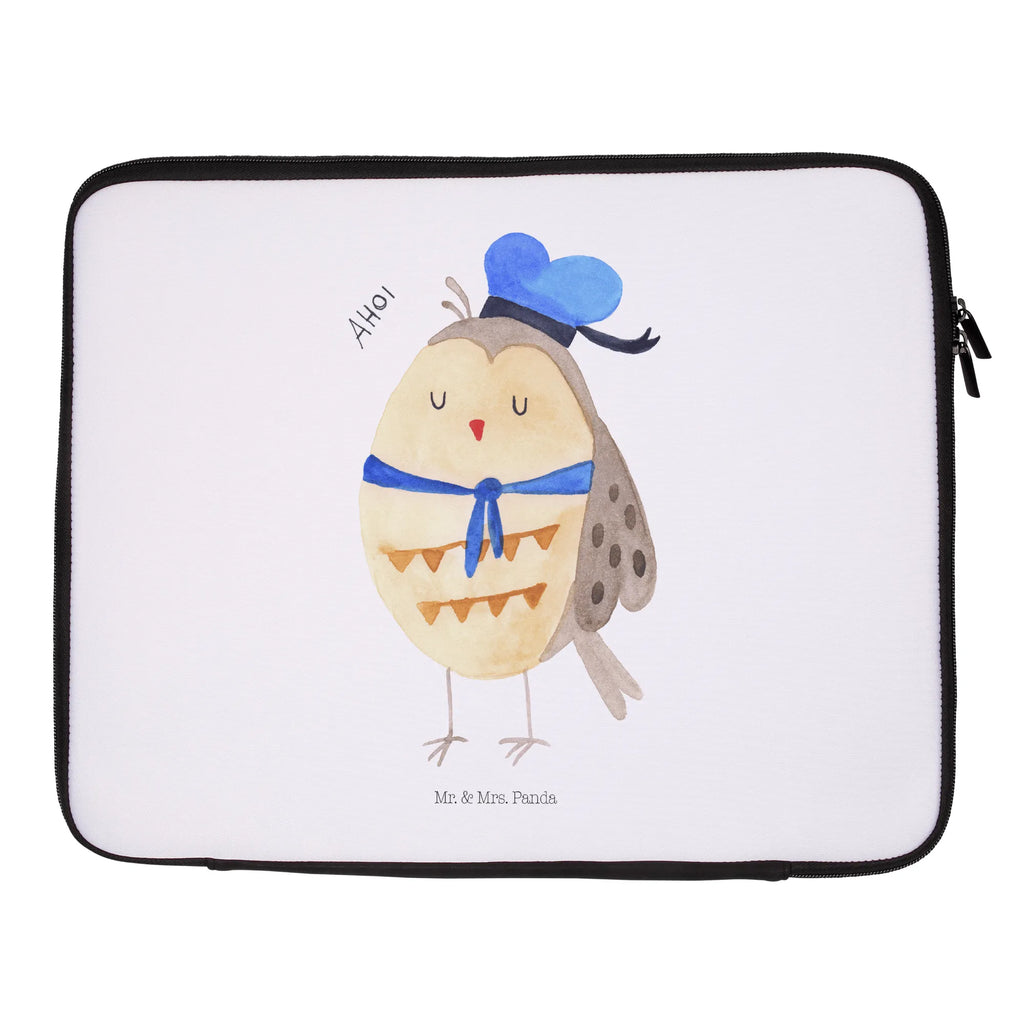 Notebook Tasche Eule Matrose Notebook Tasche, Laptop, Computertasche, Tasche, Notebook-Tasche, Notebook-Reisehülle, Notebook Schutz, Eule, Eule Spruch, Eule Deko, Owl, Wortspiel lustig, Matrose, Freundin, Ehe, Seefahrer, Heimathafen, Hochzeitstag Geschenk