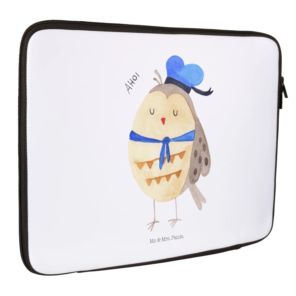 Notebook Tasche Eule Matrose Notebook Tasche, Laptop, Computertasche, Tasche, Notebook-Tasche, Notebook-Reisehülle, Notebook Schutz, Eule, Eule Spruch, Eule Deko, Owl, Wortspiel lustig, Matrose, Freundin, Ehe, Seefahrer, Heimathafen, Hochzeitstag Geschenk