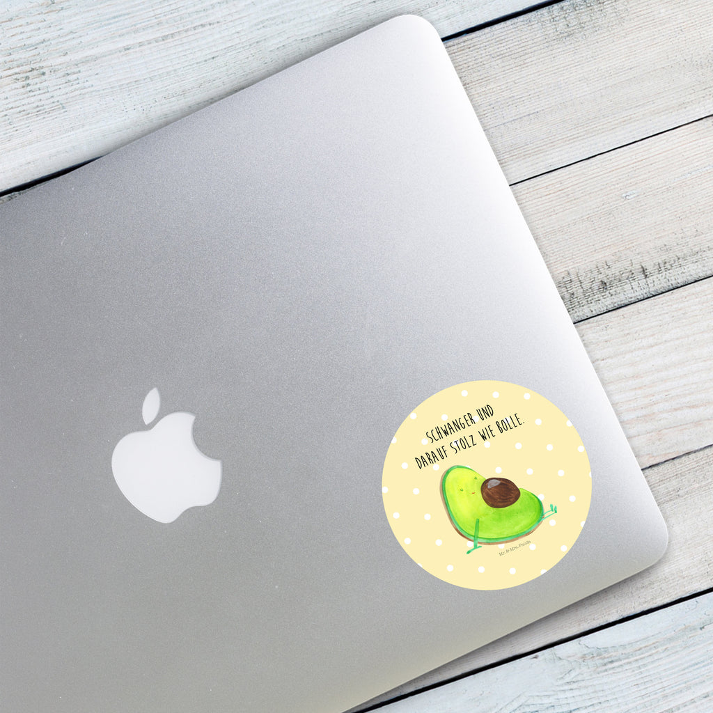 Rund Aufkleber Avocado schwanger Sticker, Aufkleber, Etikett, Avocado, Veggie, Vegan, Gesund, schwanger, Schwangerschaft, Babyparty, Babyshower