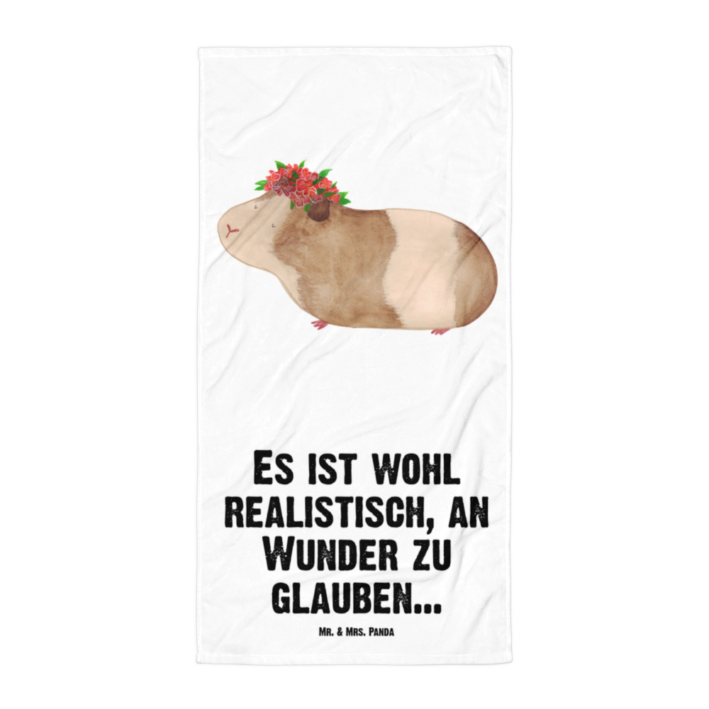 XL Badehandtuch Meerschweinchen Weisheit Handtuch, Badetuch, Duschtuch, Strandtuch, Saunatuch, Tiermotive, Gute Laune, lustige Sprüche, Tiere, Meerschweinchen, Meerie, Meeries, Wunder, Blumenkind, Realität, Spruch, Weisheit, Motivation, Wunderland