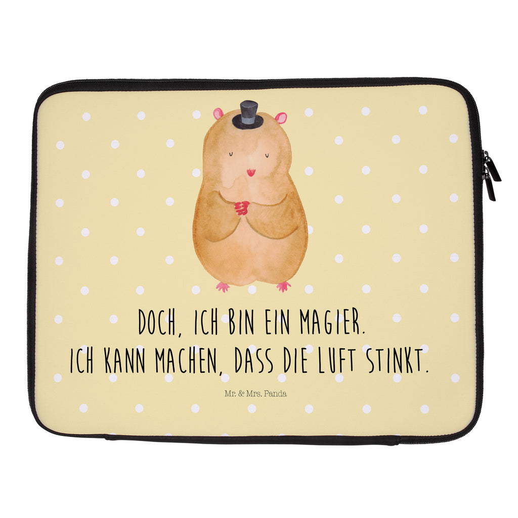 Notebook Tasche Hamster Hut Notebook Tasche, Laptop, Computertasche, Tasche, Notebook-Tasche, Notebook-Reisehülle, Notebook Schutz, Tiermotive, Gute Laune, lustige Sprüche, Tiere, Hamster, Hut, Magier, Zylinder, Zwerghamster, Zauberer