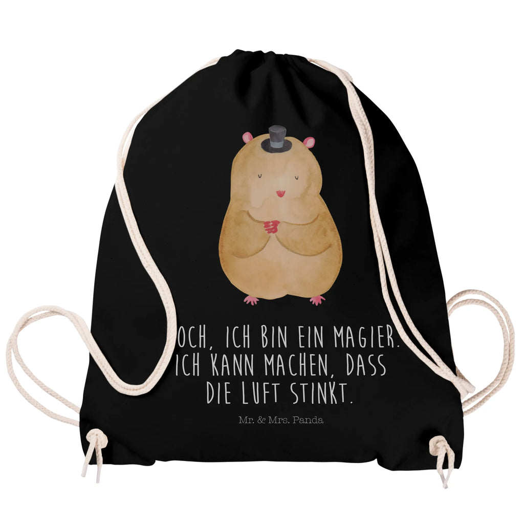 Sportbeutel Hamster Hut Sportbeutel, Turnbeutel, Beutel, Sporttasche, Tasche, Stoffbeutel, Sportbeutel Kinder, Gymsack, Beutel Rucksack, Kleine Sporttasche, Sportzubehör, Turnbeutel Baumwolle, Tiermotive, Gute Laune, lustige Sprüche, Tiere, Hamster, Hut, Magier, Zylinder, Zwerghamster, Zauberer