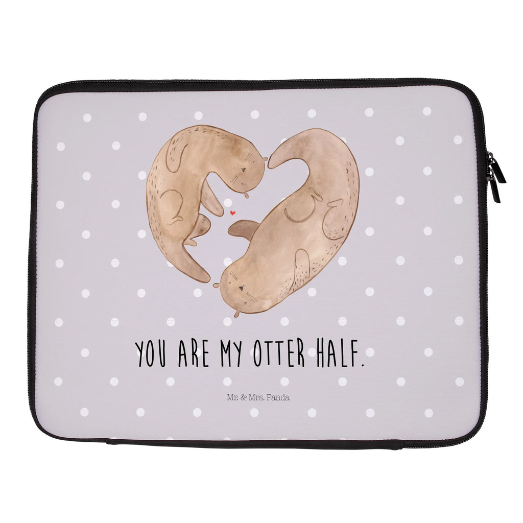 Notebook Tasche Otter Herz Notebook Tasche, Laptop, Computertasche, Tasche, Notebook-Tasche, Notebook-Reisehülle, Notebook Schutz, Otter, Fischotter, Seeotter, Liebe, Herz, Liebesbeweis, Liebesgeschenk, Bessere Hälfte, Love you, Jahrestag, Hochzeitstag, Verlobung, gemeinsames Leben