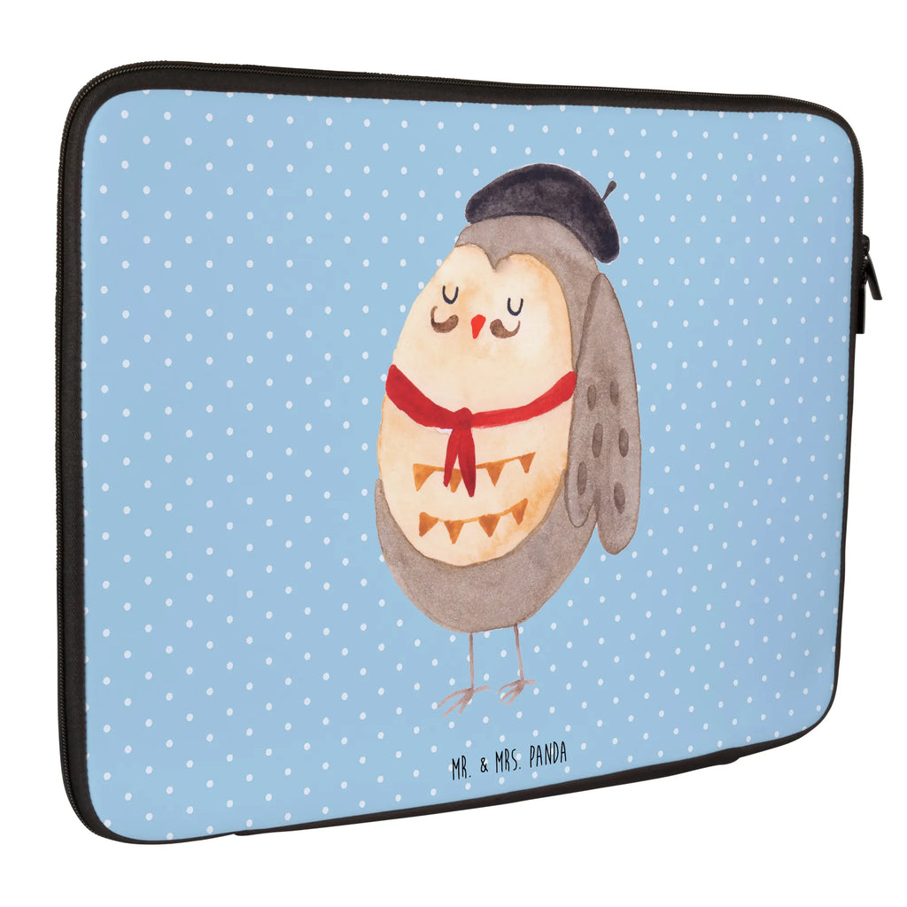 Notebook Tasche Eule Frankreich Notebook Tasche, Laptop, Computertasche, Tasche, Notebook-Tasche, Notebook-Reisehülle, Notebook Schutz, Eule, Eulen, Eule Deko, Owl, hibou, La vie est belle, das Leben ist schön, Spruch schön, Spruch Französisch, Frankreich