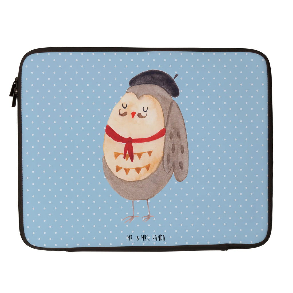 Notebook Tasche Eule Frankreich Notebook Tasche, Laptop, Computertasche, Tasche, Notebook-Tasche, Notebook-Reisehülle, Notebook Schutz, Eule, Eulen, Eule Deko, Owl, hibou, La vie est belle, das Leben ist schön, Spruch schön, Spruch Französisch, Frankreich