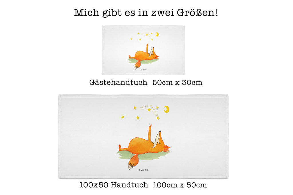 Handtuch Fuchs Sterne Handtuch, Badehandtuch, Badezimmer, Handtücher, groß, Kinder, Baby, Fuchs, Füchse, tröstende Worte, Spruch positiv, Spruch schön, Romantik, Always Look on the Bright Side of Life