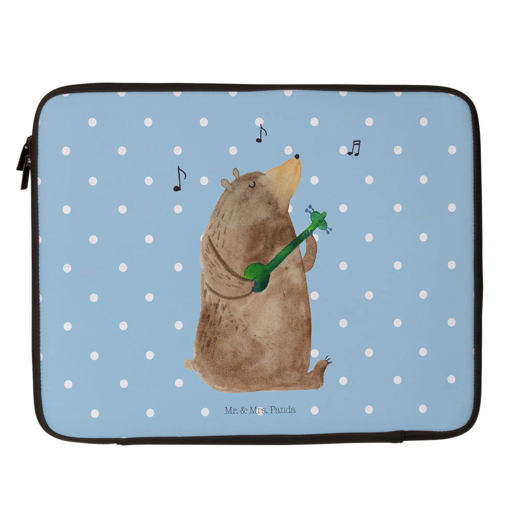 Notebook Tasche Bär Lied Notebook Tasche, Laptop, Computertasche, Tasche, Notebook-Tasche, Notebook-Reisehülle, Notebook Schutz, Bär, Teddy, Teddybär, Bärchen, Bear, Liebeslied, Lied, Song, Valentinstag, Valentine, Geschenk, Partner, Liebe, Freundin, Frau, Herz, Spruch