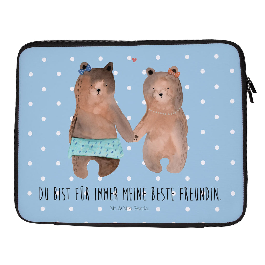 Notebook Tasche Bär Freundin Notebook Tasche, Laptop, Computertasche, Tasche, Notebook-Tasche, Notebook-Reisehülle, Notebook Schutz, Bär, Teddy, Teddybär, Bär Freundin Beste Freund Liebe Liebesbeweis Verliebt Kumpel Kumpeliene