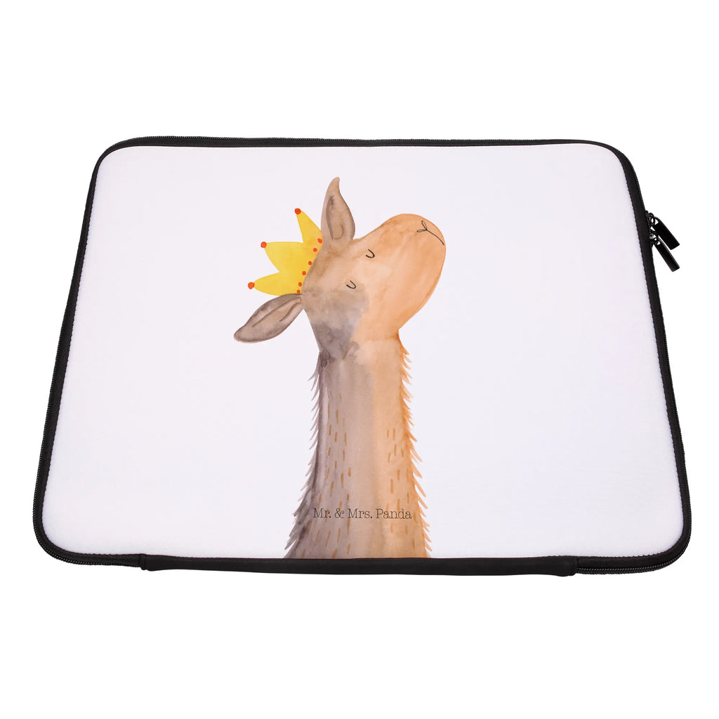 Notebook Tasche Lamakopf König Notebook Tasche, Laptop, Computertasche, Tasche, Notebook-Tasche, Notebook-Reisehülle, Notebook Schutz, Lama, Alpaka, Lamas, König, Königin, Freundin, Mama, Papa, Büro Kollege, Kollegin, Chef, Vorgesetzter, Abi, Abitur