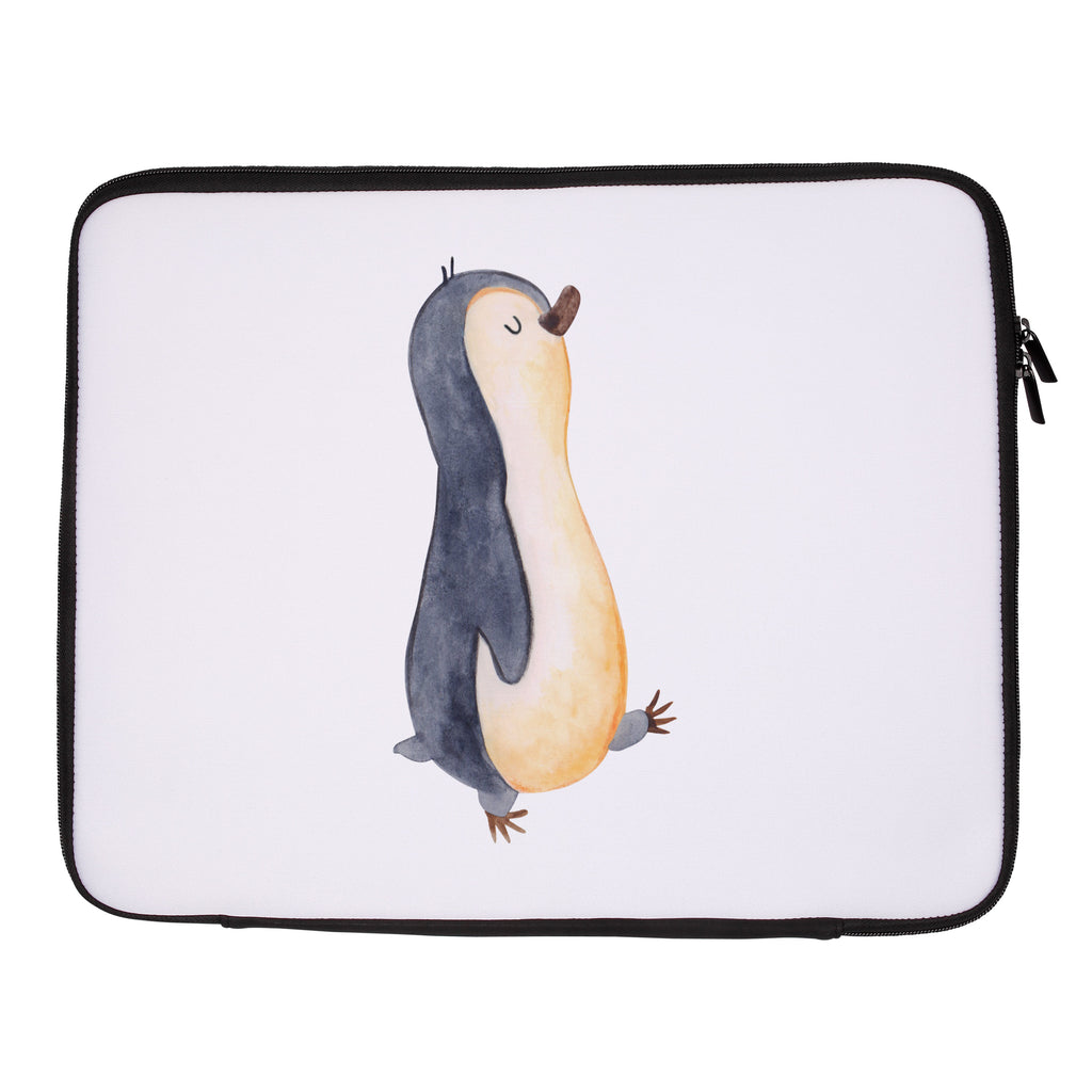 Notebook Tasche Pinguin marschieren Notebook Tasche, Laptop, Computertasche, Tasche, Notebook-Tasche, Notebook-Reisehülle, Notebook Schutz, Pinguin, Pinguine, Frühaufsteher, Langschläfer, Bruder, Schwester, Familie