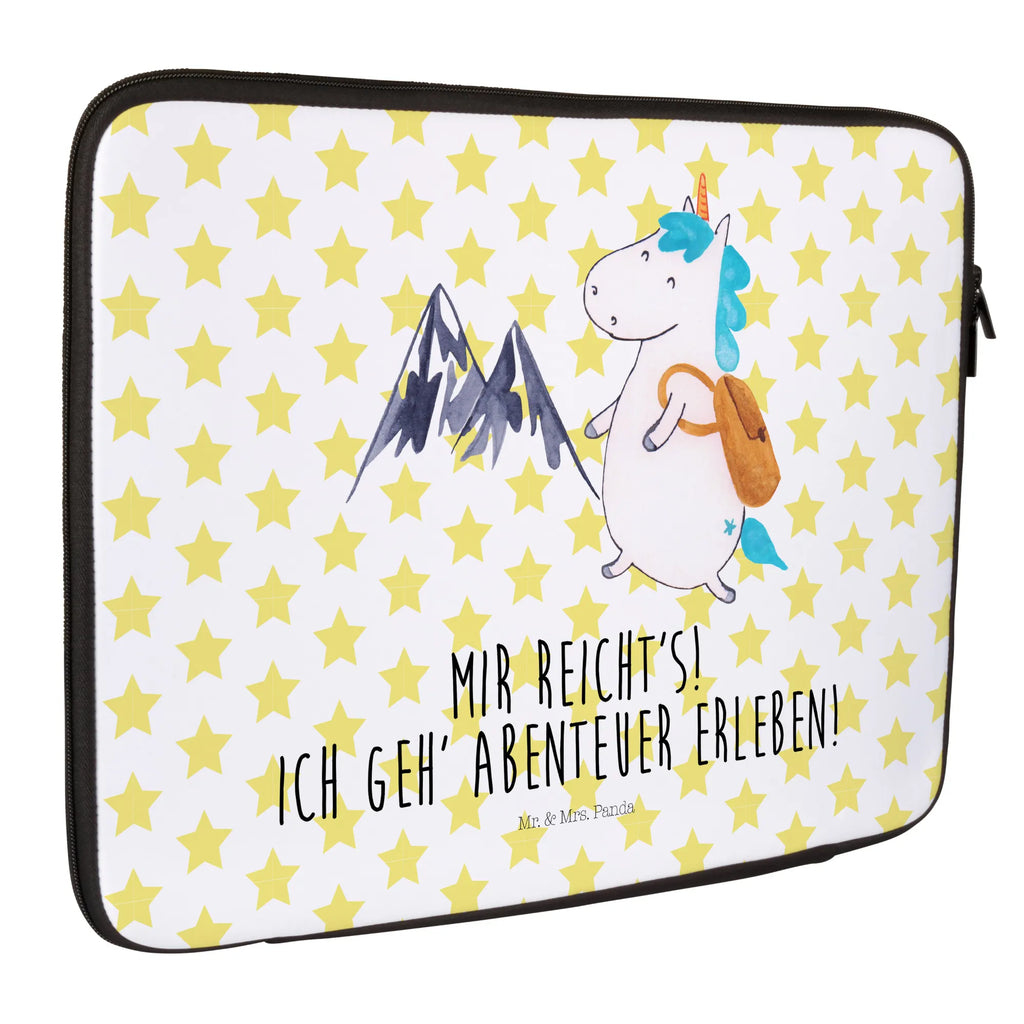 Notebook Tasche Einhorn Bergsteiger Notebook Tasche, Laptop, Computertasche, Tasche, Notebook-Tasche, Notebook-Reisehülle, Notebook Schutz, Einhorn, Einhörner, Einhorn Deko, Pegasus, Unicorn, Bergsteiger, Abenteuer, Berge, Abenteurer, Weltenbummler, Weltreise, Reisen, Urlaub, Entdecker