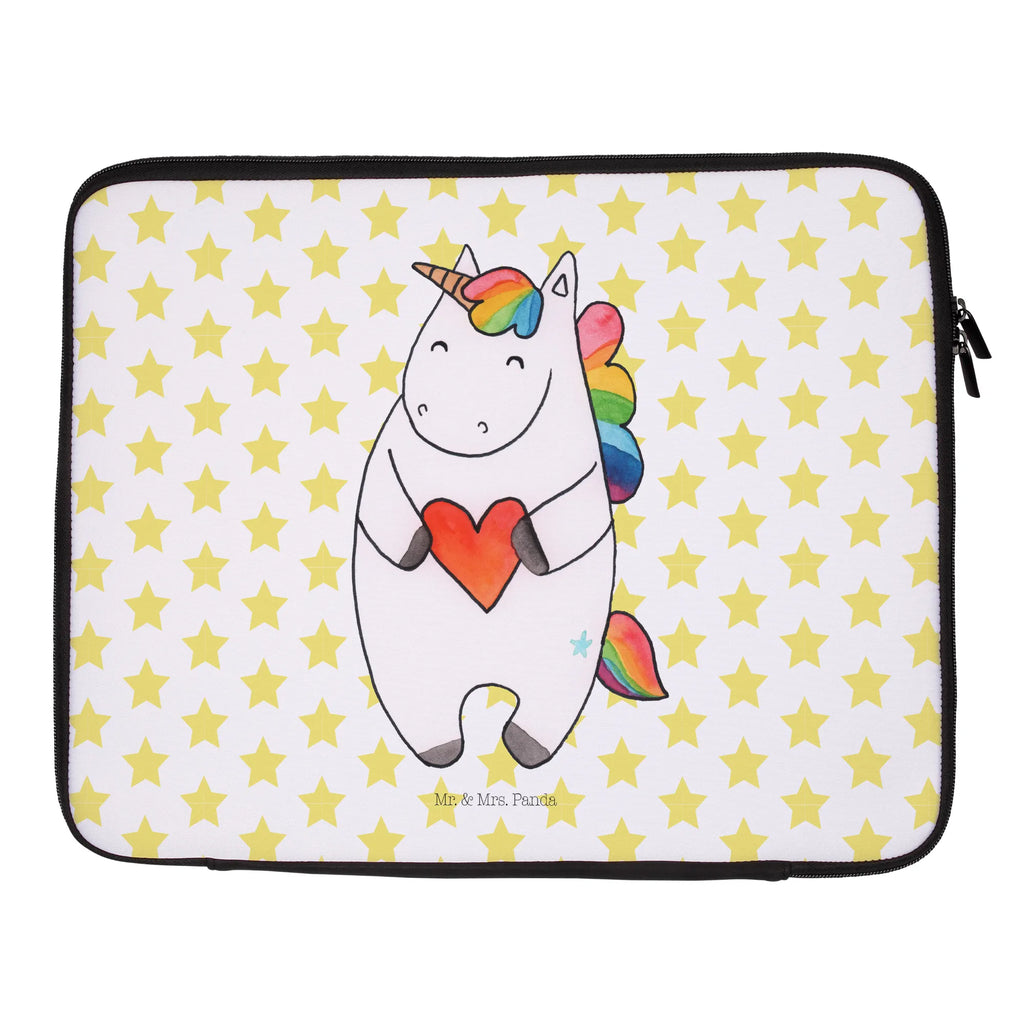 Notebook Tasche Einhorn Herz Notebook Tasche, Laptop, Computertasche, Tasche, Notebook-Tasche, Notebook-Reisehülle, Notebook Schutz, Einhorn, Einhörner, Einhorn Deko, Pegasus, Unicorn, Herz, schlimm, böse, witzig, lustig, Freundin, anders, bunt