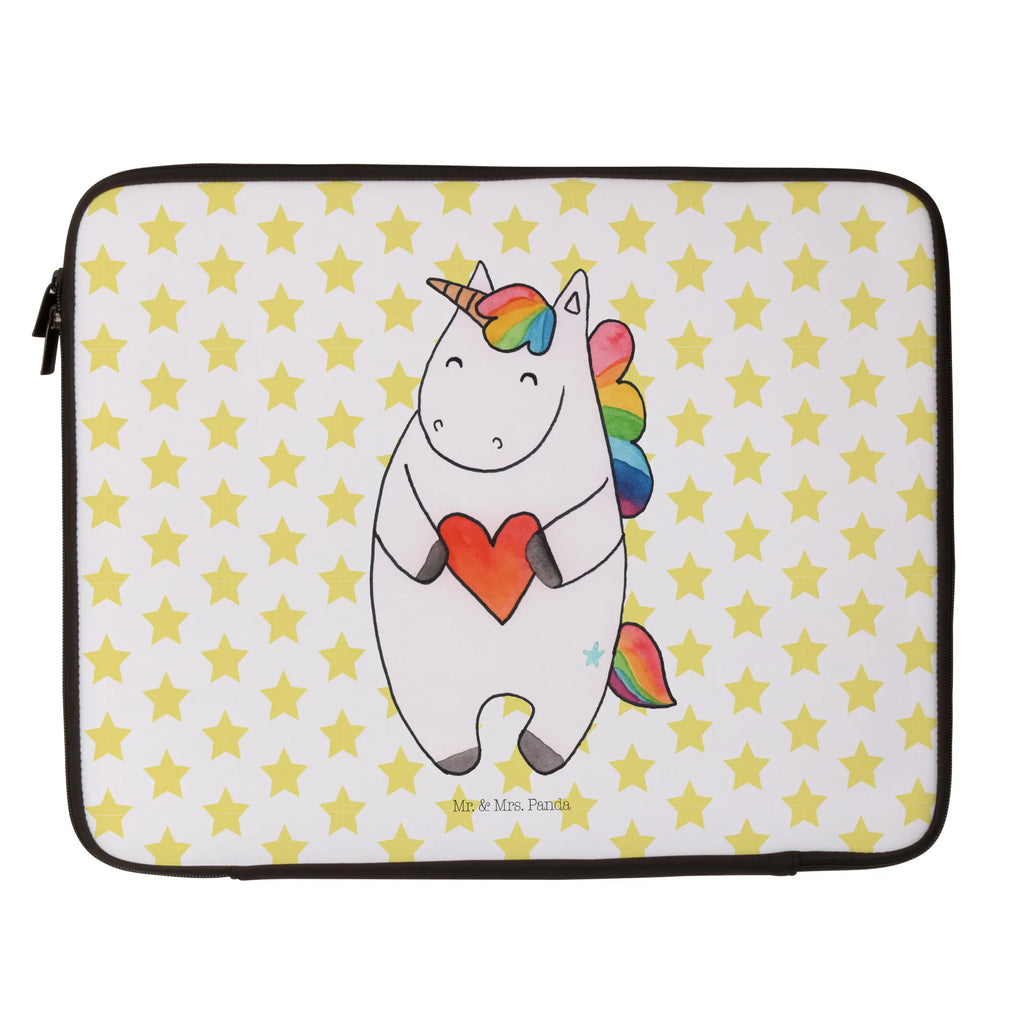 Notebook Tasche Einhorn Herz Notebook Tasche, Laptop, Computertasche, Tasche, Notebook-Tasche, Notebook-Reisehülle, Notebook Schutz, Einhorn, Einhörner, Einhorn Deko, Pegasus, Unicorn, Herz, schlimm, böse, witzig, lustig, Freundin, anders, bunt