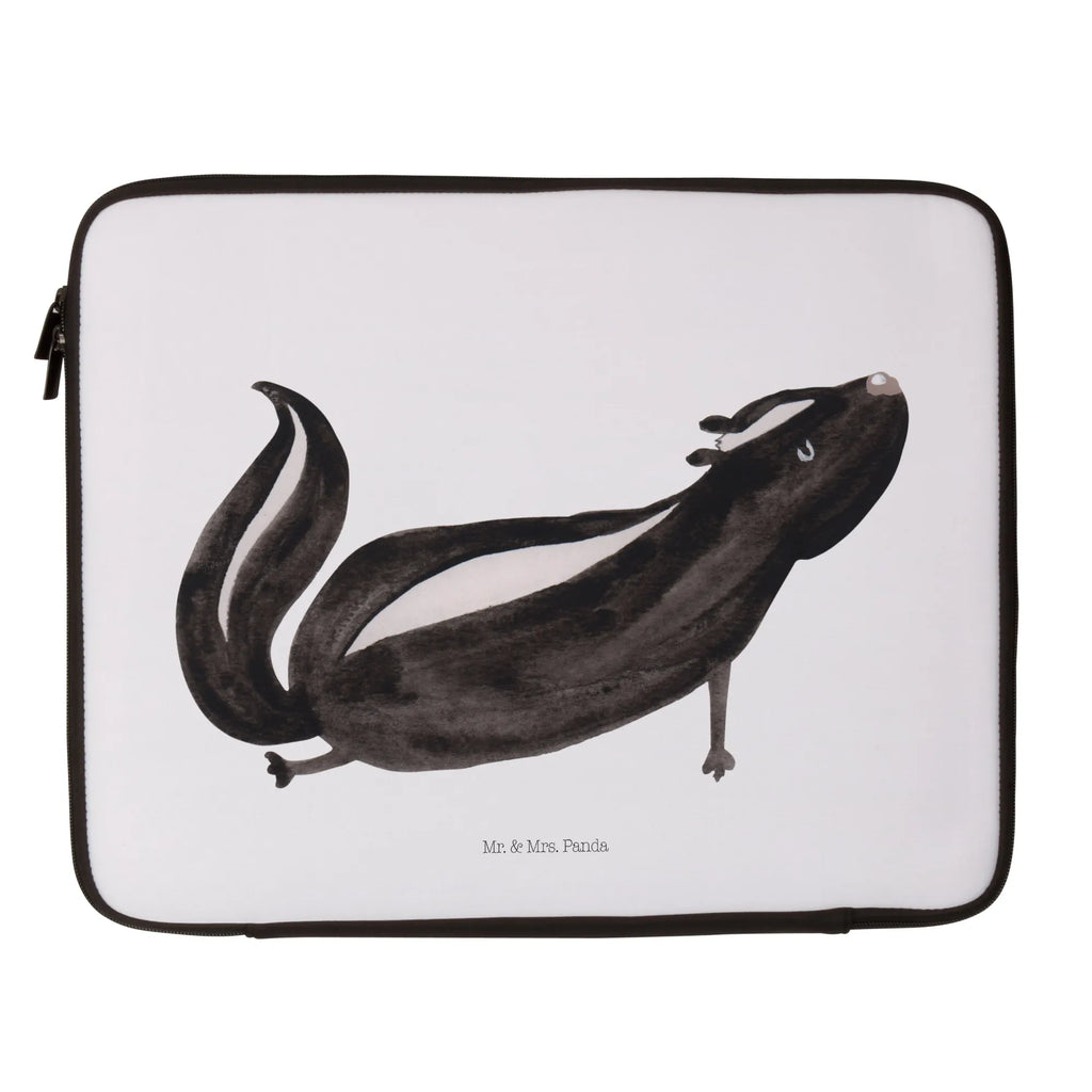 Notebook Tasche Stinktier Yoga Notebook Tasche, Laptop, Computertasche, Tasche, Notebook-Tasche, Notebook-Reisehülle, Notebook Schutz, Stinktier, Skunk, Wildtier, Raubtier, Stinker, Stinki, Yoga, Namaste, Lebe, Liebe, Lache