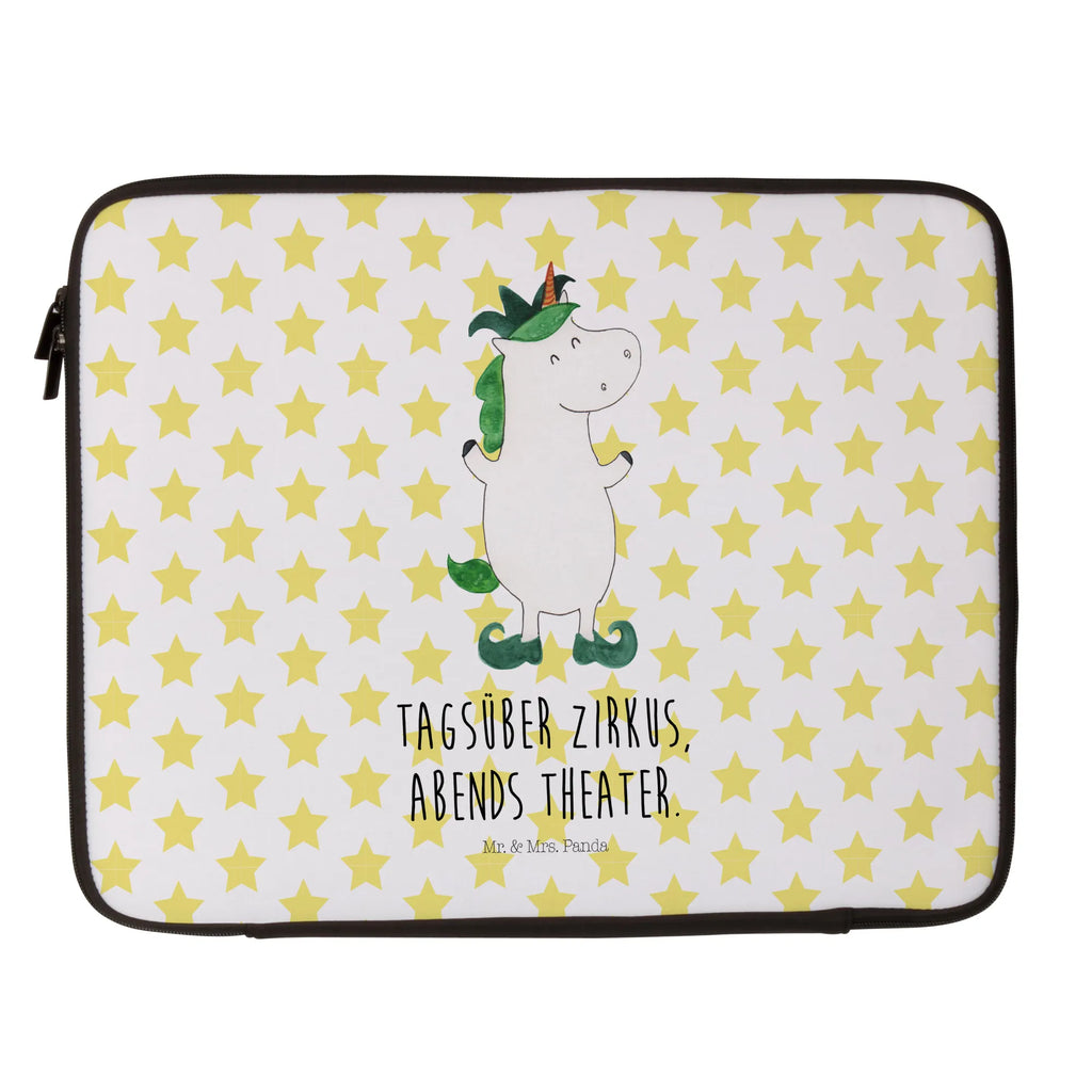 Notebook Tasche Einhorn Joker Notebook Tasche, Laptop, Computertasche, Tasche, Notebook-Tasche, Notebook-Reisehülle, Notebook Schutz, Einhorn, Einhörner, Einhorn Deko, Pegasus, Unicorn, Hofnarr, Kasper, Gaukler, Mittelalter