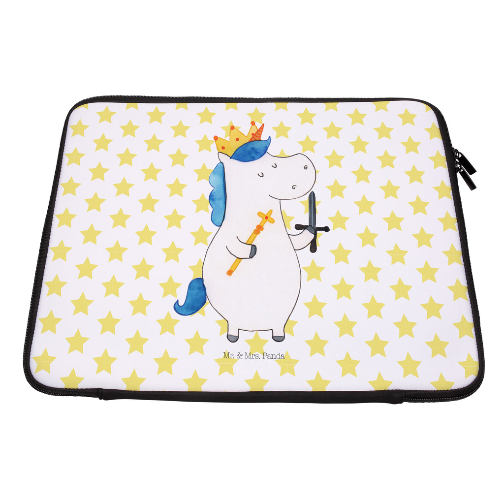 Notebook Tasche Einhorn König mit Schwert Notebook Tasche, Laptop, Computertasche, Tasche, Notebook-Tasche, Notebook-Reisehülle, Notebook Schutz, Einhorn, Einhörner, Einhorn Deko, Pegasus, Unicorn, König, Ritter, Mittelalter