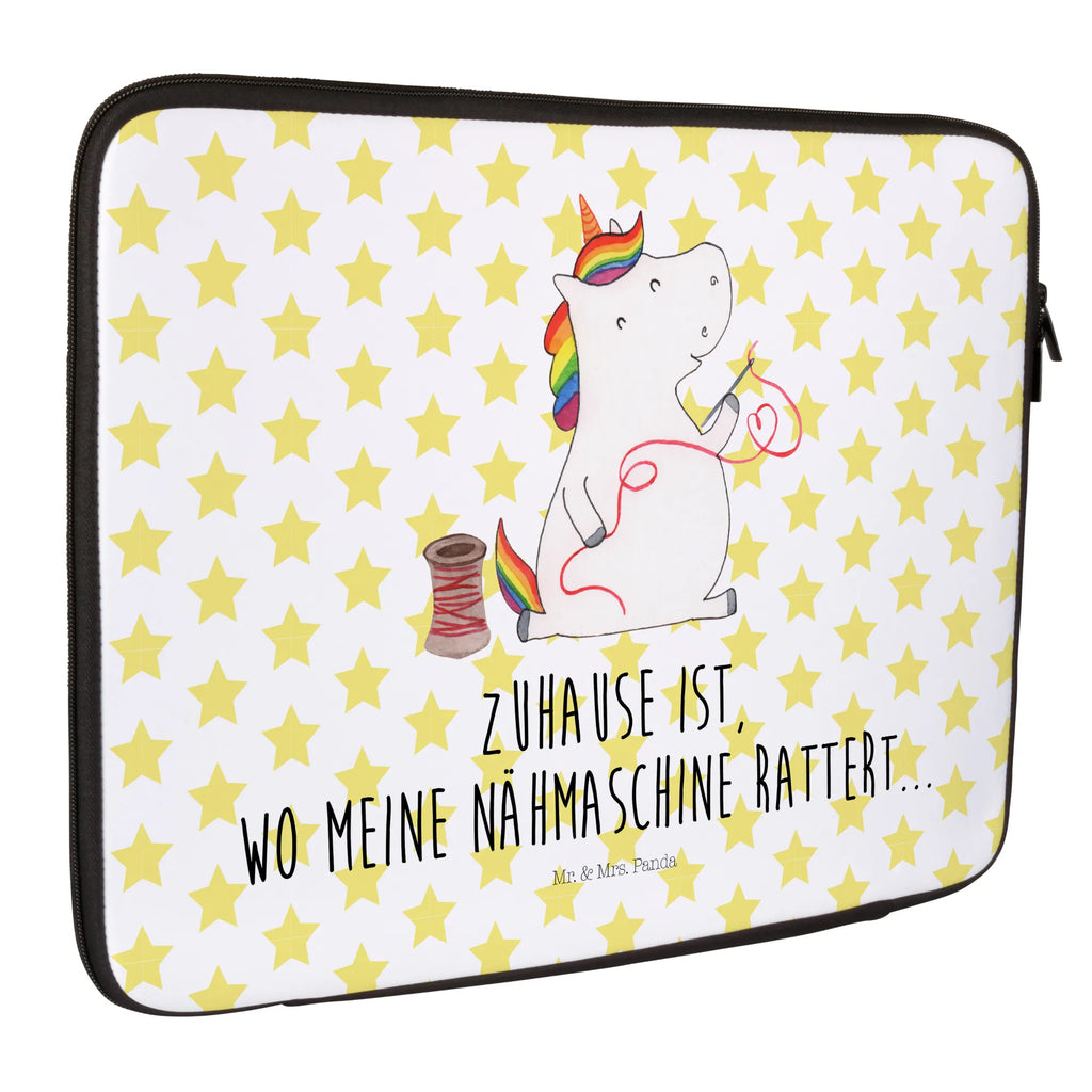 Notebook Tasche Einhorn Näherin Notebook Tasche, Laptop, Computertasche, Tasche, Notebook-Tasche, Notebook-Reisehülle, Notebook Schutz, Einhorn, Einhörner, Einhorn Deko, Pegasus, Unicorn, Näherin, nähen, Mädchen, Freundin, Häkeln, Stricken, basteln, Nähzimmer