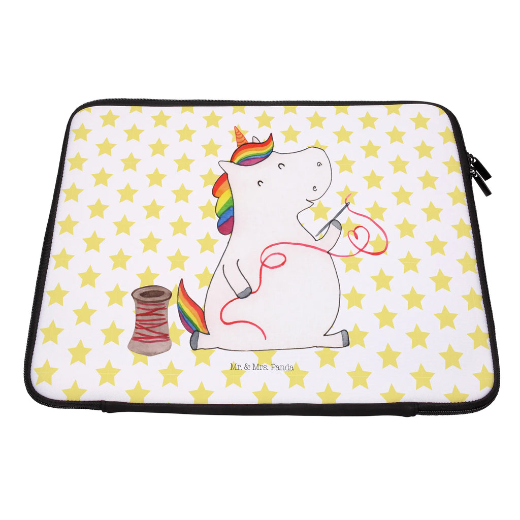 Notebook Tasche Einhorn Näherin Notebook Tasche, Laptop, Computertasche, Tasche, Notebook-Tasche, Notebook-Reisehülle, Notebook Schutz, Einhorn, Einhörner, Einhorn Deko, Pegasus, Unicorn, Näherin, nähen, Mädchen, Freundin, Häkeln, Stricken, basteln, Nähzimmer