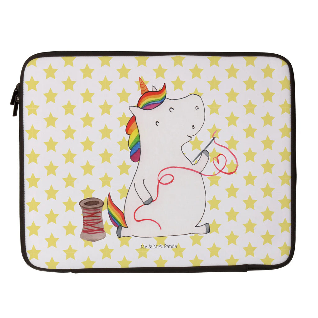 Notebook Tasche Einhorn Näherin Notebook Tasche, Laptop, Computertasche, Tasche, Notebook-Tasche, Notebook-Reisehülle, Notebook Schutz, Einhorn, Einhörner, Einhorn Deko, Pegasus, Unicorn, Näherin, nähen, Mädchen, Freundin, Häkeln, Stricken, basteln, Nähzimmer