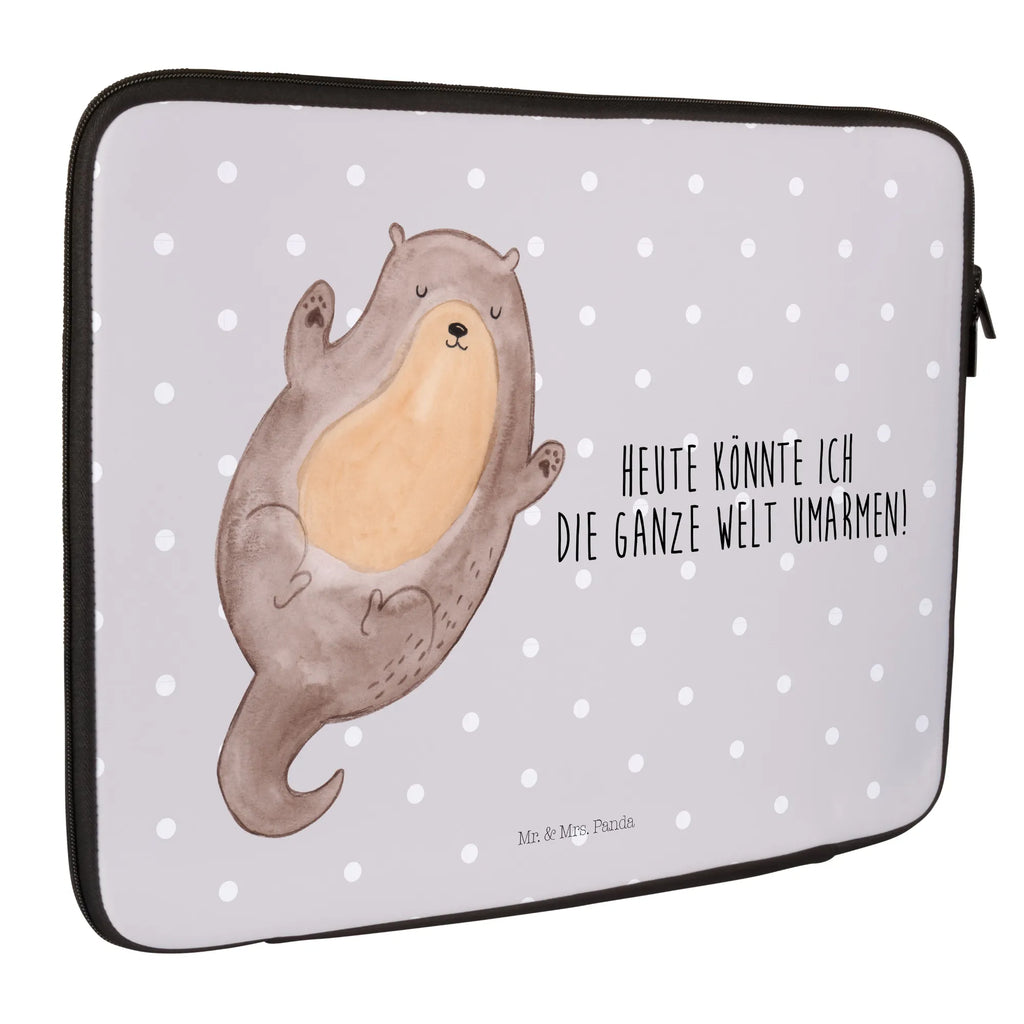 Notebook Tasche Otter Umarmen Notebook Tasche, Laptop, Computertasche, Tasche, Notebook-Tasche, Notebook-Reisehülle, Notebook Schutz, Otter, Fischotter, Seeotter, Otter Seeotter See Otter